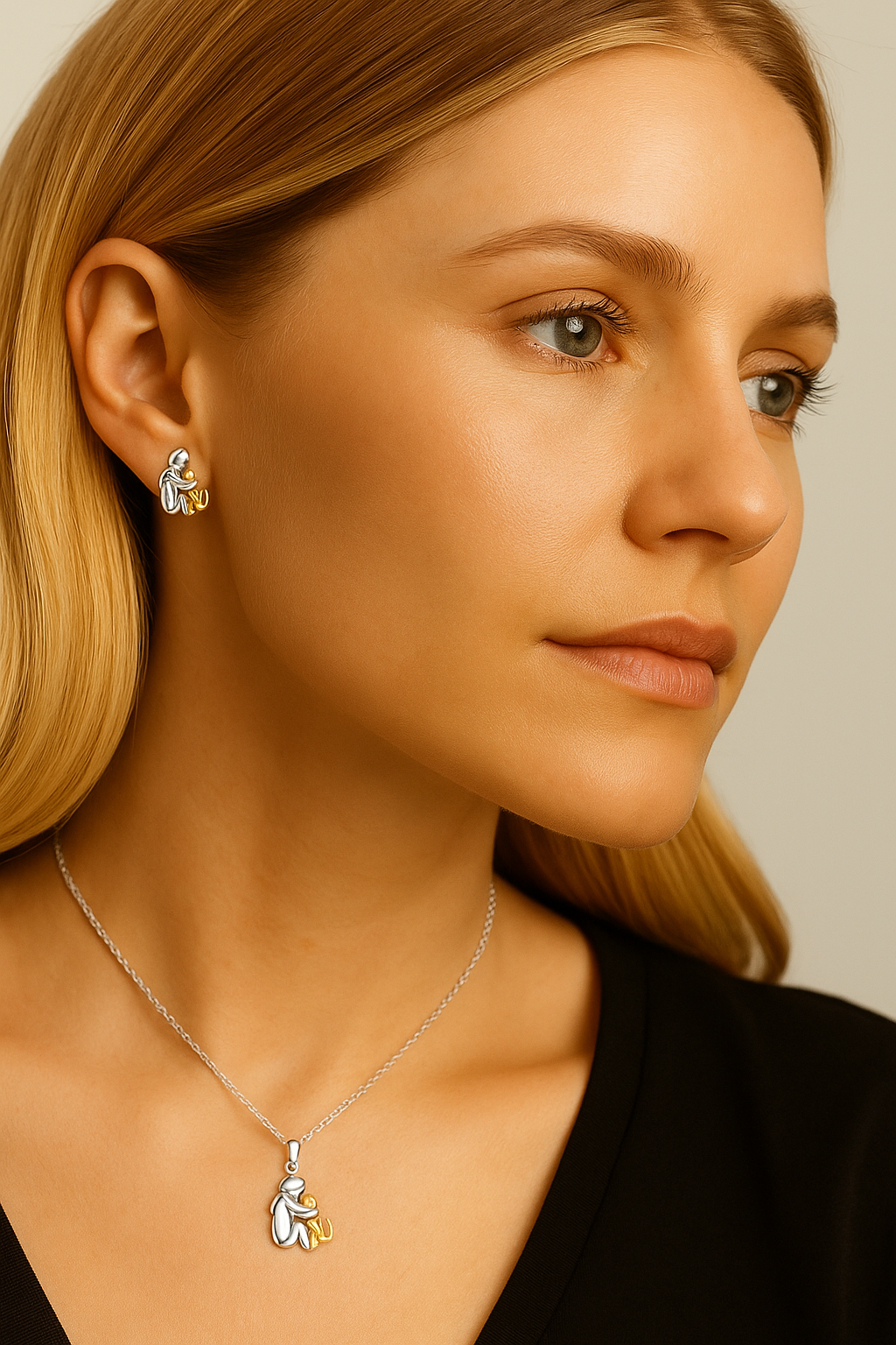 Molly - Kærlighedskæde med kat