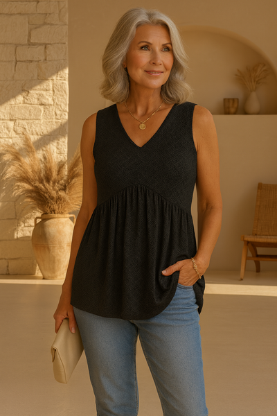 Ingrid - Uden Ærmer Top