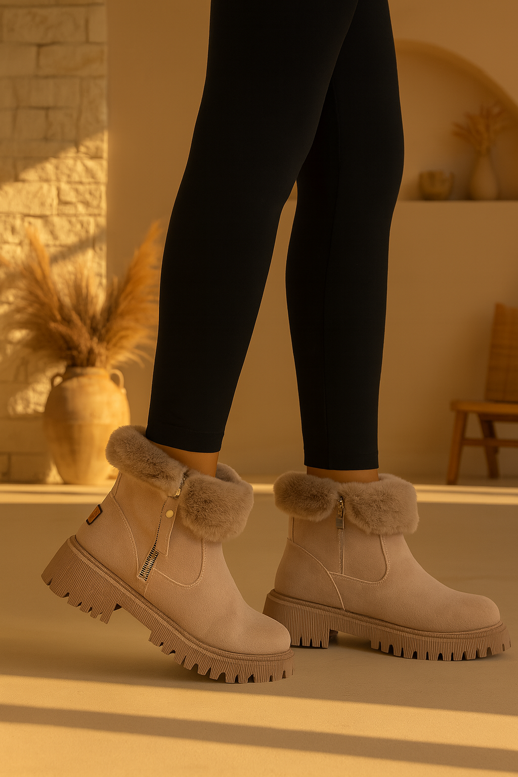 Kirsten - Komfortable varme vinterstøvler