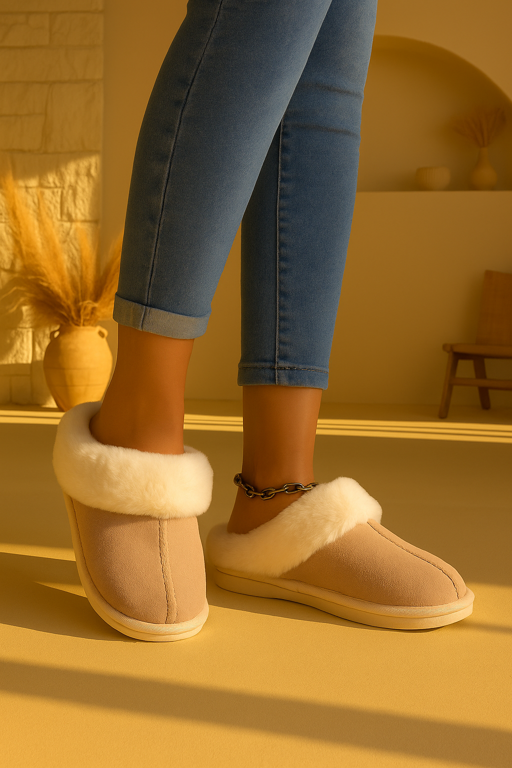 Anelise – Varme og Hyggelige Tøfler