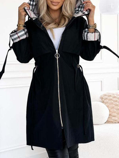 Natalie - Vandtæt & Vindtæt Frakke med Lynlås