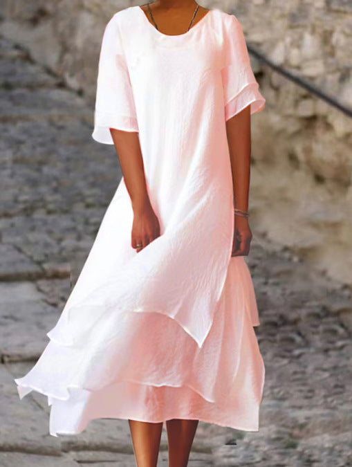 Hermine – Elegant Lagdelt Kjole