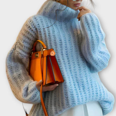 Andrea - Blød langærmet dame hoodie