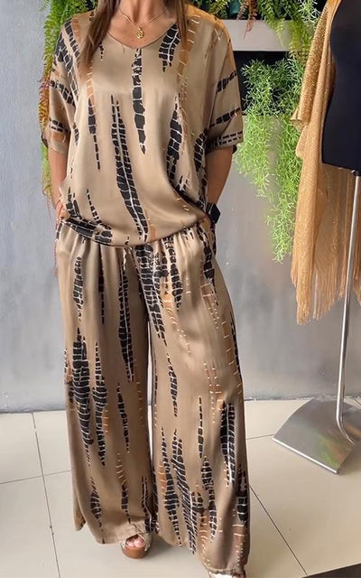 Thora – Afslappet Printet Sæt