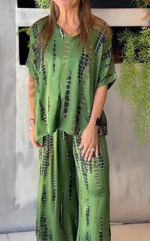 Thora – Afslappet Printet Sæt