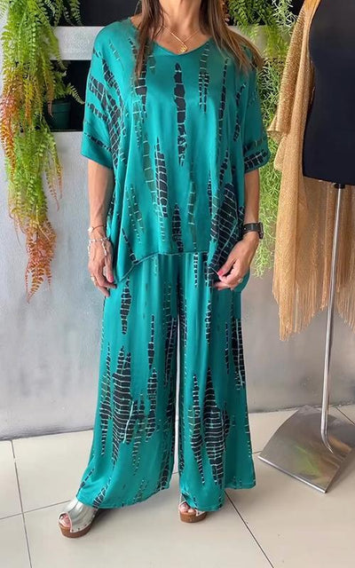 Thora – Afslappet Printet Sæt